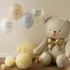 PartyDeco Balon foliowy Miś - beżowy 75 x 84 cm > Balony Foliowe