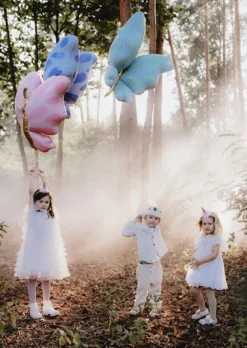PartyDeco Balon foliowy Motyl - błękitny, 69 cm > Balony Foliowe