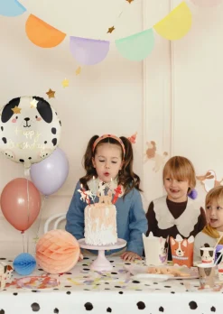 PartyDeco Balon foliowy Piesek Happy Birthday - beżowy 35 cm > Balony Foliowe