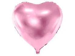 PartyDeco Balon foliowy Serce - jasnoróżowy, 35 cm