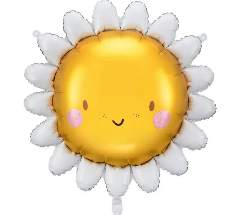 PartyDeco Balon foliowy, Słońce - 90 cm