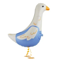 PartyDeco Balon foliowy stojący Gęś - 47,5 x 69,5 cm