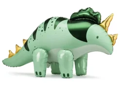 Balon foliowy, Triceratops - zielony, 101 x 60,5 cm > Balony Foliowe