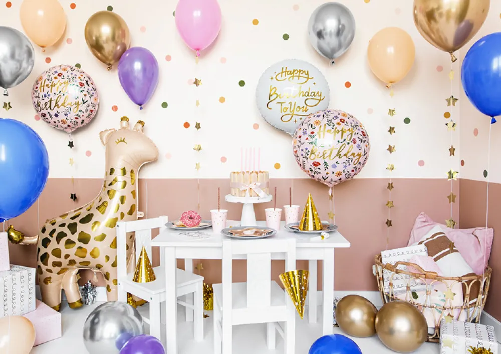 PartyDeco Balon foliowy Żyrafa - 80 x 102 cm > Balony Foliowe