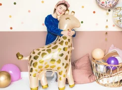 PartyDeco Balon foliowy Żyrafa - 80 x 102 cm ><noscript><img width=