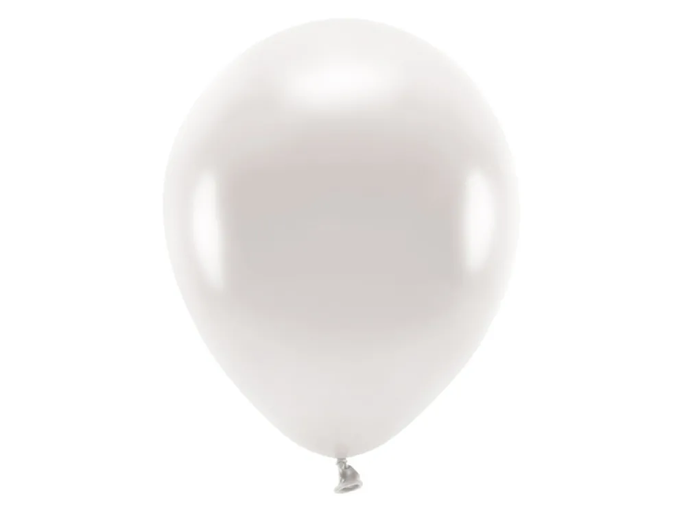 PartyDeco Balony lateksowe Eco, metalizowane - perłowe, 30 cm, 10 szt.