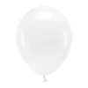 PartyDeco Balony lateksowe Eco Pastel - białe, 26 cm, 100 szt.