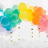 PartyDeco Balony lateksowe Eco, pastelowe - czarne, 30 cm, 10 szt. > Balony Lateksowe