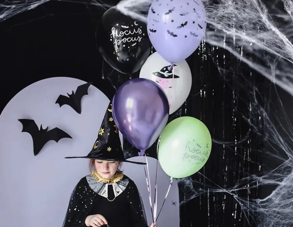 PartyDeco Balony lateksowe, Witch - 30 cm, 6 szt.