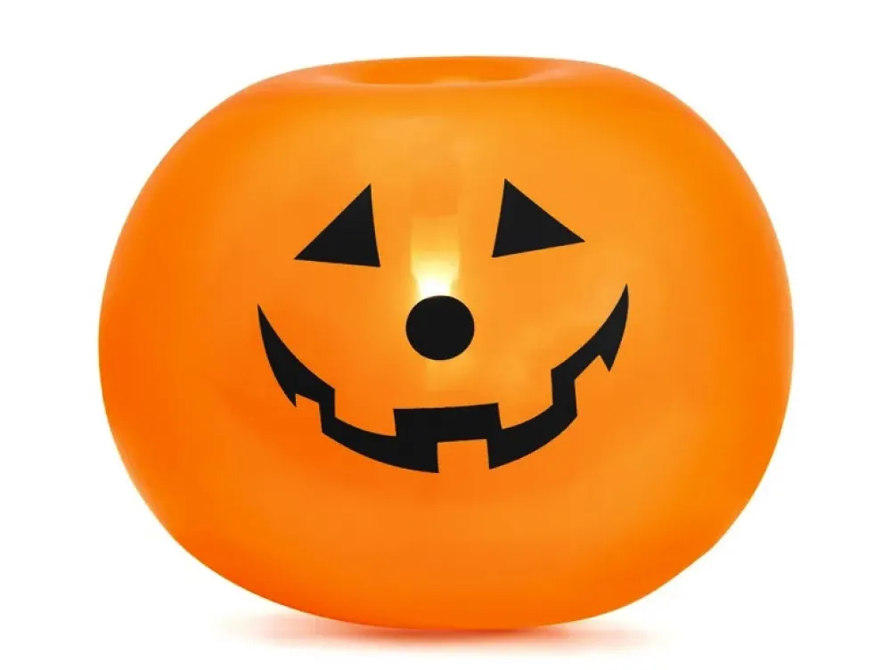 PartyDeco Balony świecące Dynie - pomarańczowe 25 cm 5 szt.