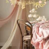 PartyDeco Baner Happy Birthday Kwiaty - złoty, 18,3 cm x 1,3 m
