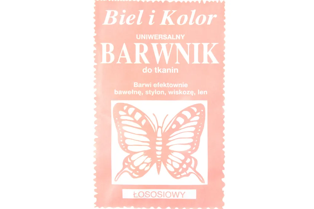 Biel i kolor Barwnik do tkanin - - łososiowy, 10 g