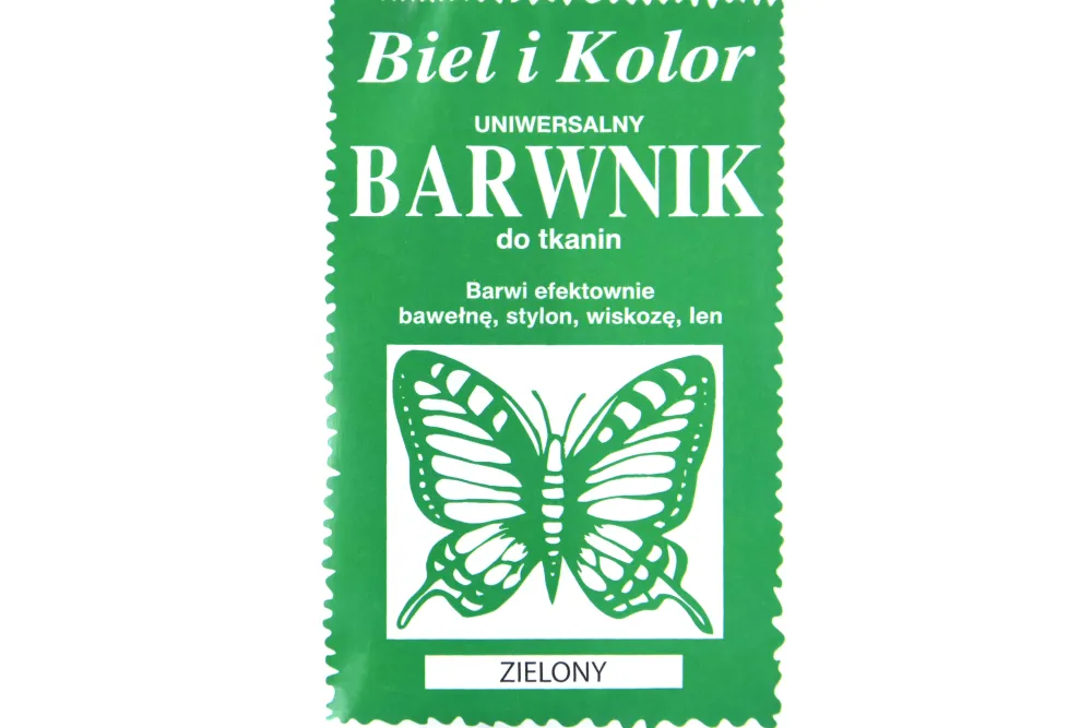 Biel i kolor Barwnik do tkanin - - zielony, 10 g