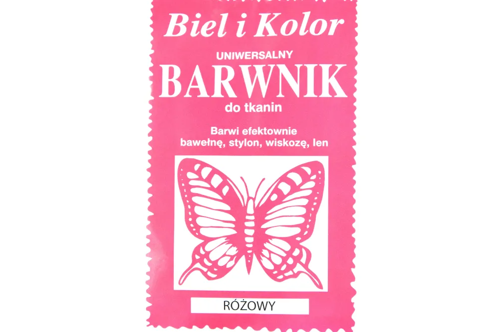 Biel i kolor Barwnik do tkanin - - różowy, 10 g