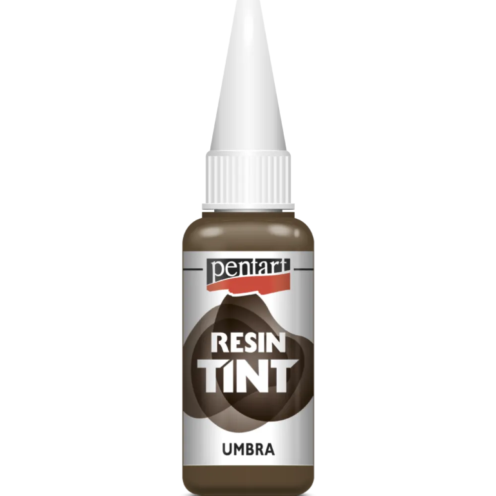 Pentart Barwnik do żywic epoksydowych, matowy - - umbra, 20 ml