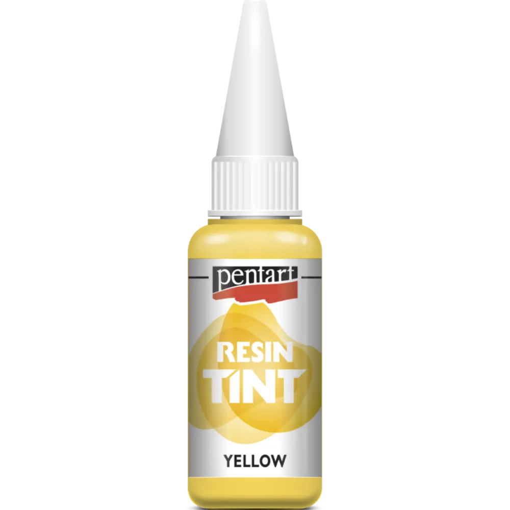 Pentart Barwnik do żywic epoksydowych, matowy - - żółty, 20 ml
