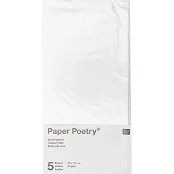 Rico Design Bibuła do pakowania prezentów Crystal - Paper Poetry - 5 szt.