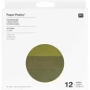Rico Design Bibuła do pakowania prezentów - Paper Poetry - zielona, 12 szt. > Bibuła I Wypełniacze Do Prezentów