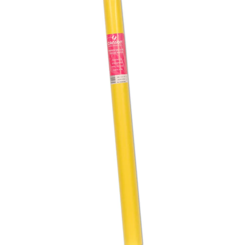 Bibuła gładka w rolce - Canson - żółta, 20 g, 50 cm x 5 m > Bibuła I Krepina
