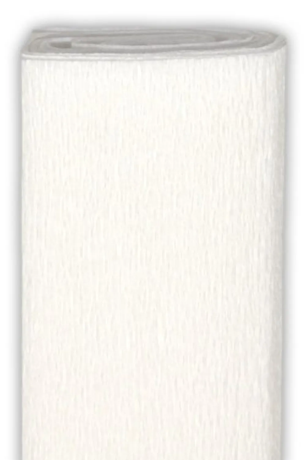 Bibuła marszczona - biała, 50 x 200 cm