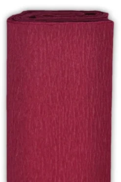 Bibuła marszczona - wiśniowa, 50 x 200 cm