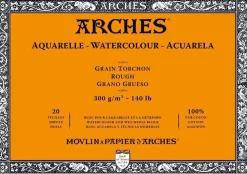 Arches Blok do akwareli - - rough, 18 x 26 cm, 300 g, 20 ark. > Papier Do Akwareli
