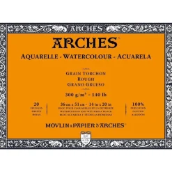 Arches Blok do akwareli - - rough, 36 x 51 cm, 300 g, 20 ark. > Papier Do Akwareli