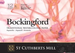 St Cuthberts Mill Blok do akwareli Bockingford - hot press, 29,7 x 42 cm, 300 g, 12 ark. ><noscript><img width=