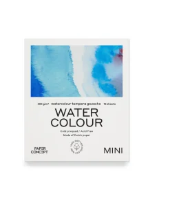 PaperConcept Blok do akwareli 100% Cotton - - 9 x 10,5 cm 300 g 15 ark. > Papier Do Akwareli