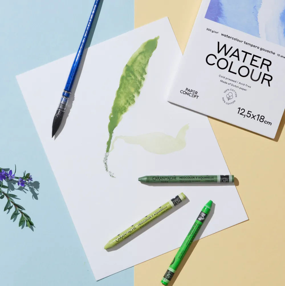PaperConcept Blok do akwareli 100% Cotton - - A4 300 g 10 ark.
