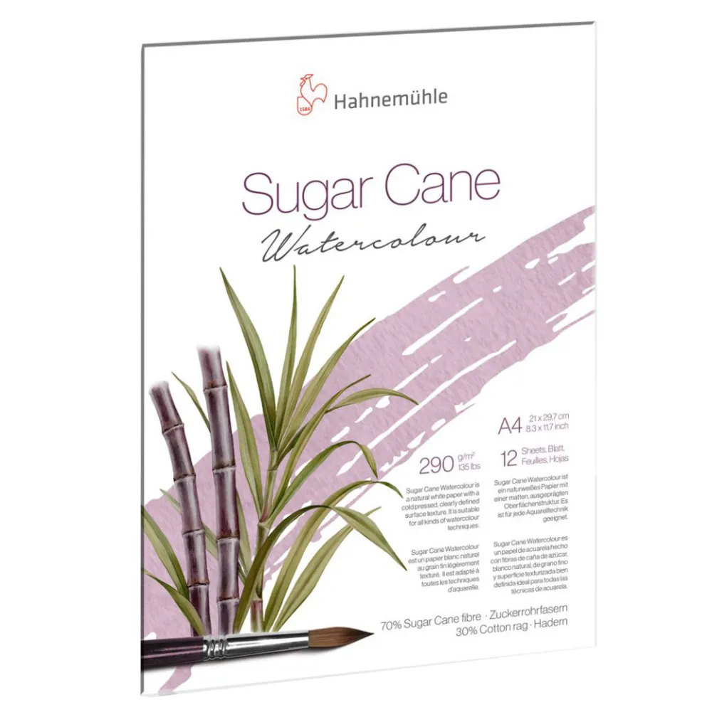 Hahnemuhle Blok do akwareli Sugar Cane Watercolour - Hahnemühle - A4, 290 g, 12 ark. > Papier Do Akwareli