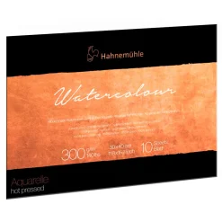Hahnemuhle Blok do akwareli The Collection - Hahnemühle - hot pressed, 30 x 40 cm, 300 g, 10 ark.