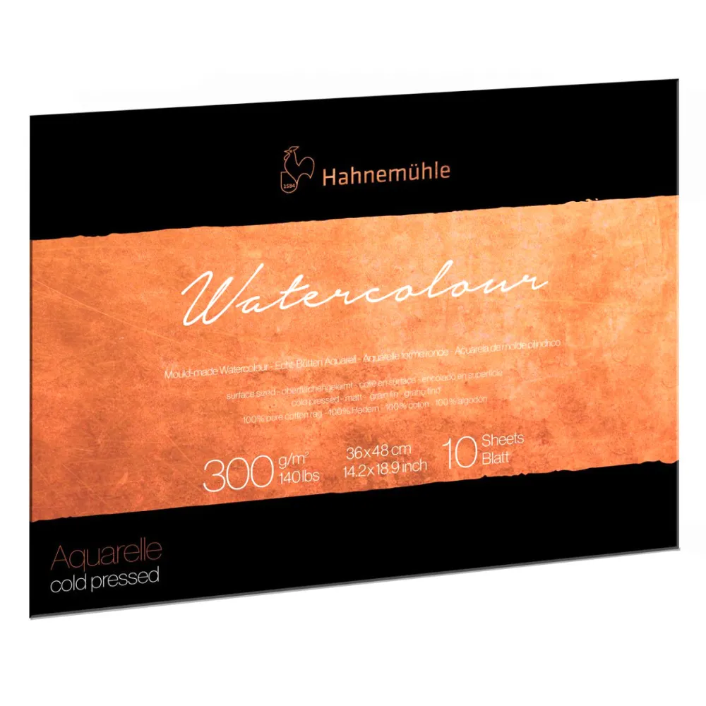 Hahnemuhle Blok do akwareli The Collection - Hahnemühle - cold pressed, 36 x 48 cm, 300 g, 10 ark. > Papier Do Akwareli