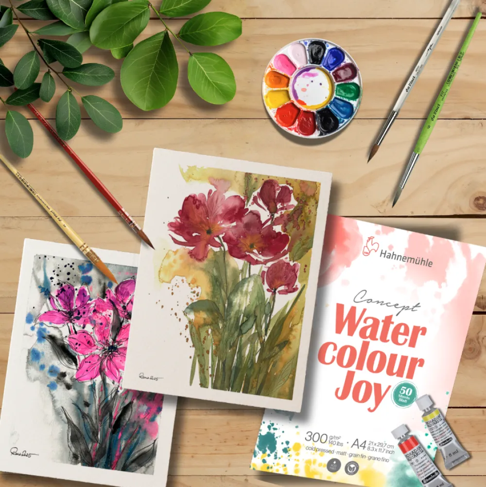 Hahnemuhle Blok do akwareli Watercolour Joy A5 - Hahnemühle - 300 g 50 ark. > Papier Do Akwareli