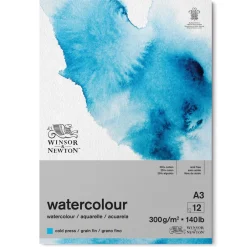 Winsor & Newton Blok do akwareli - - cold press, A3, 300g, 12 ark.