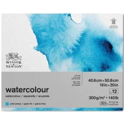 Winsor & Newton Blok do akwareli - - cold press, 41 x 51 cm, 300g, 12 ark.