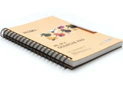 HIMI Blok do gwaszy na spirali 17,8 x 25,4 cm - - 160 g 50 ark. > Papier Do Akwareli|Bloki Uniwersalne