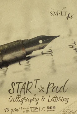 SMLT Blok do kaligrafii i letteringu Start Pad - SM-LT - w kropki, A5, 90 g/m2, 30 ark.