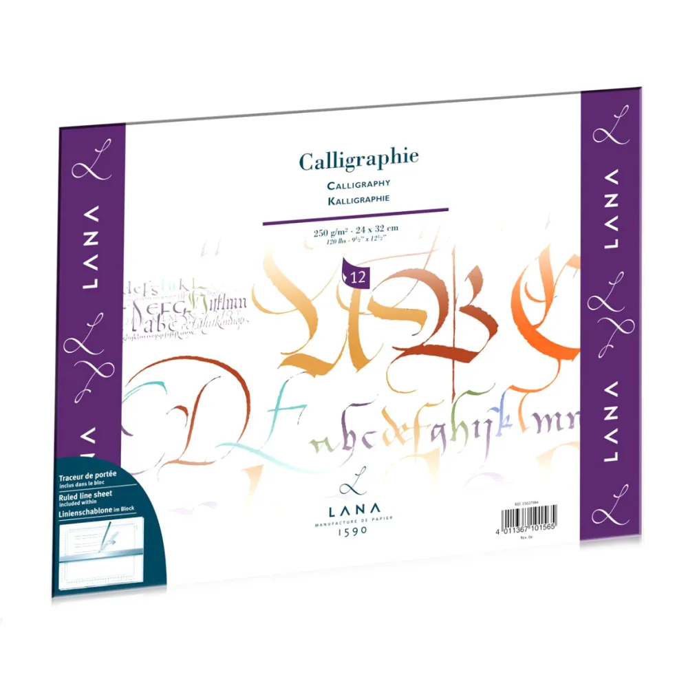 Lana Blok do kaligrafii 24 x 32 cm - - 250 g/m2