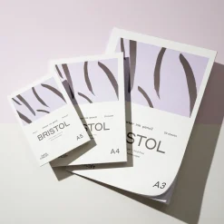PaperConcept Blok do kredek i tuszu Bristol - - smooth A4 190 g 20 ark. > Bloki Uniwersalne|Bloki Rysunkowe