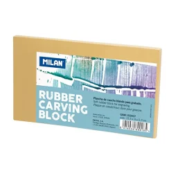 Milan Blok do linorytu - - gumowy, 15,5 x 9 cm