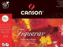 Canson Blok do oleju i akrylu Figueras 24 x 33 cm - - 290 g, 10 ark. > Papier Do Akryli I Farb Olejnych