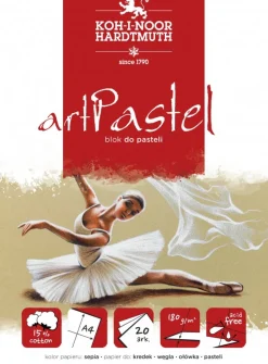 KOH-I-NOOR Blok do pasteli Art Pastel - - Sepia, A4, 180 g, 20 ark.