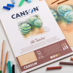 Canson Blok do pasteli Mi-Teintes - - odcienie brązu, 24 x 32 cm, 160 g, 10 ark.
