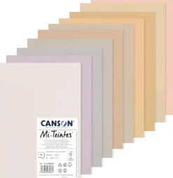 Canson Blok do pasteli Mi-Teintes - - odcienie pastelowe, A4, 160 g, 10 ark. > Papier Do Pasteli