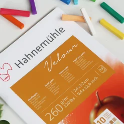 Hahnemuhle Blok do pasteli Velour Pad 24 x 32 cm - Hahnemühle - White 260 g/m2 10 ark. > Papier Do Pasteli
