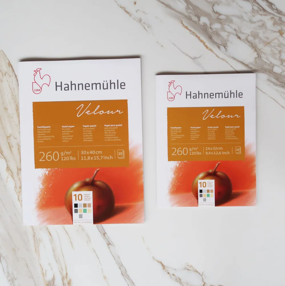 Hahnemuhle Blok do pasteli Velour Pad 24 x 32 cm - Hahnemühle - Colored 260 g/m2 10 ark.