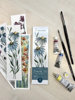 Hahnemuhle Blok do zakładek, Bookmark Pad - Hahnemühle - 5,5 x 20 cm, 300 g, 15 ark. ><noscript><img width=