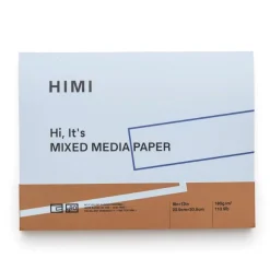 HIMI Blok Mixed Media 22,9 x 30,5 cm - - 180 g 90 ark.
