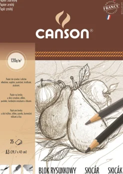 Canson Blok rysunkowy A3 - - 120 g, 25 ark. > Bloki Rysunkowe